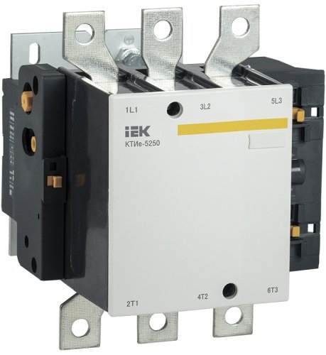 Контактор электромагнитный IEK КТИе-5250 250А 230В тип АС3 картинка